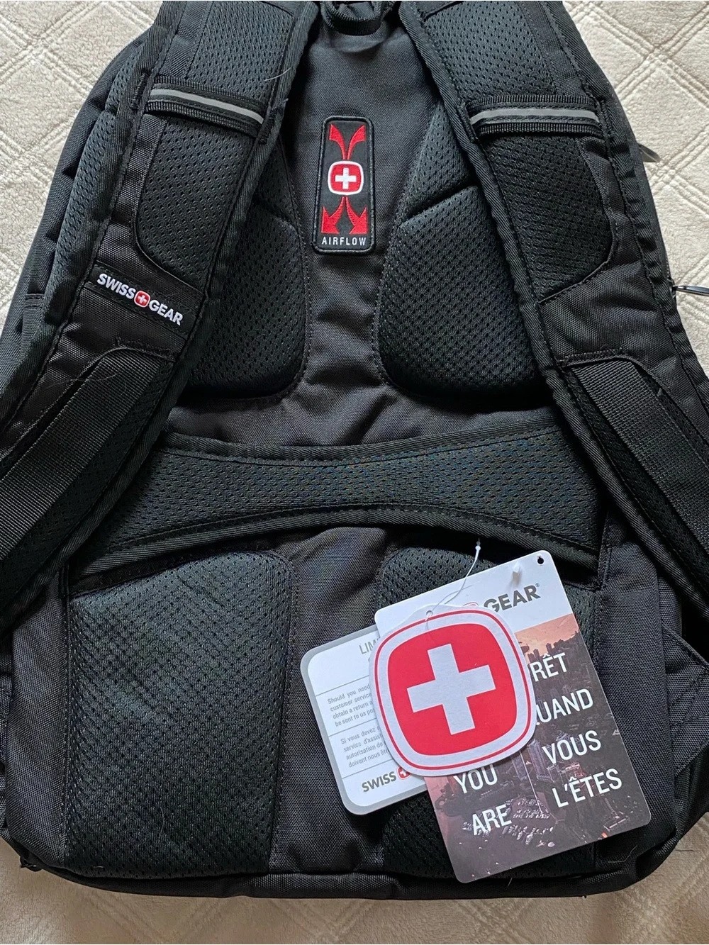 LIKE NEW swissgear scansmart black laptop travel backpack -tons of pockets!